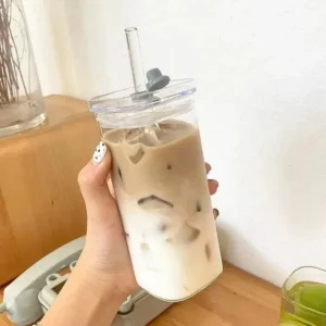 Transparent Milk Tea Juice Cups Coffee Mug