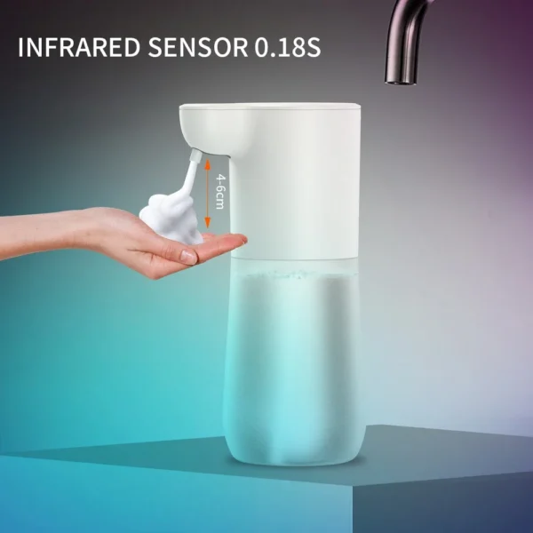 Hand Washer For Kitchen Bathroom USB Charging Automatic Smart Infrared Touchless - Image 6