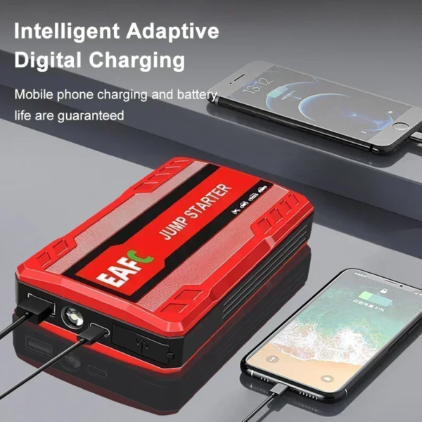 Car Jump Starter Battery Power Bank 600A Portable Emergency Starter Booster 12V Auto Starting Device for Petrol Vehicle Start - Image 3