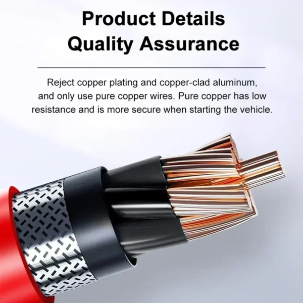 Car Jump Starter Battery Power Bank 600A Portable Emergency Starter Booster 12V Auto Starting Device for Petrol Vehicle Start - Image 5