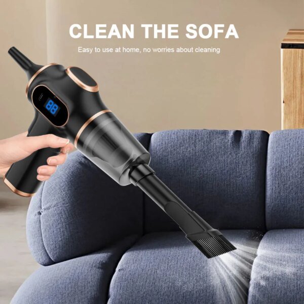 ABS Wireless Car Vacuum Cleaner Home Appliance Sofa Office High-Power Household Cleaning Machine Mini Vacuum Carpet Cleaner - Image 2