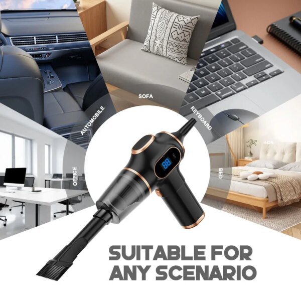 ABS Wireless Car Vacuum Cleaner Home Appliance Sofa Office High-Power Household Cleaning Machine Mini Vacuum Carpet Cleaner - Image 3